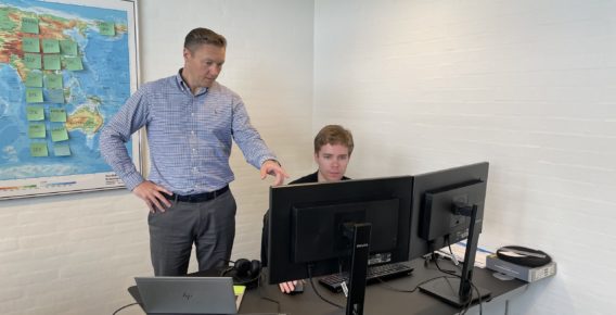 Dinex E-commerce manager Stefan Dolleris